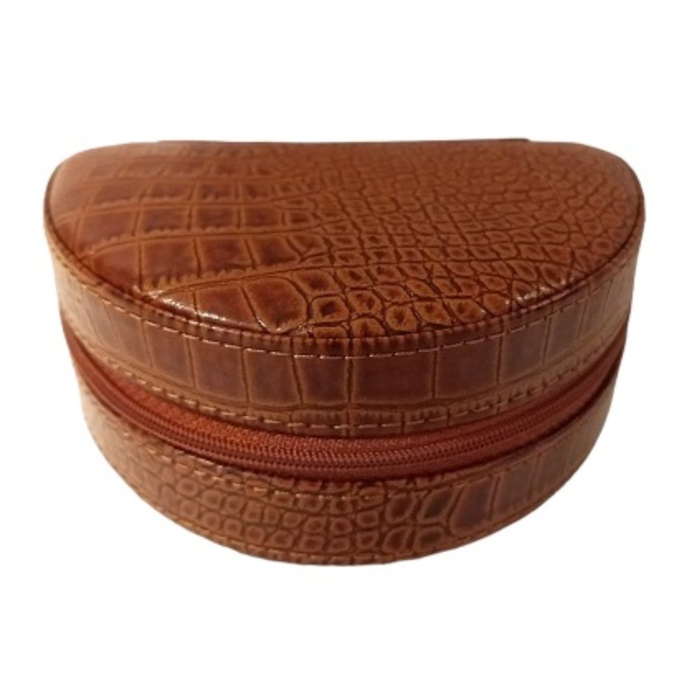 Travel Jewelry Zipper Case from Classic Leathers by PCF